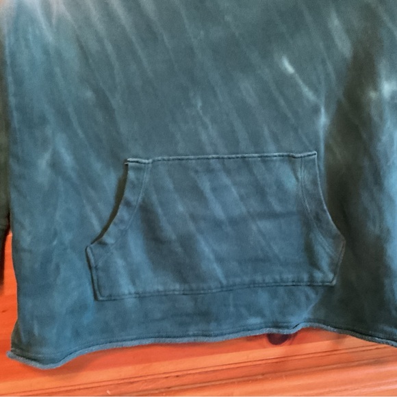 GAP sweatshirt with hood and front pocket half dyed - Picture 2 of 3